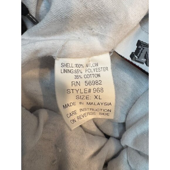 Vintage 90s USA Olympics Black Womens Tracksuit XL Nylon Lined Logo Drawstring - Picture 4 of 14